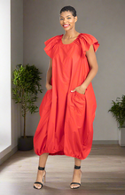 Load image into Gallery viewer, Cap Sleeve Cocoon Dress
