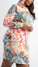 Load image into Gallery viewer, News Multi Color Print Dress
