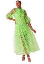 Load image into Gallery viewer, Polka Dot Sheer Dress
