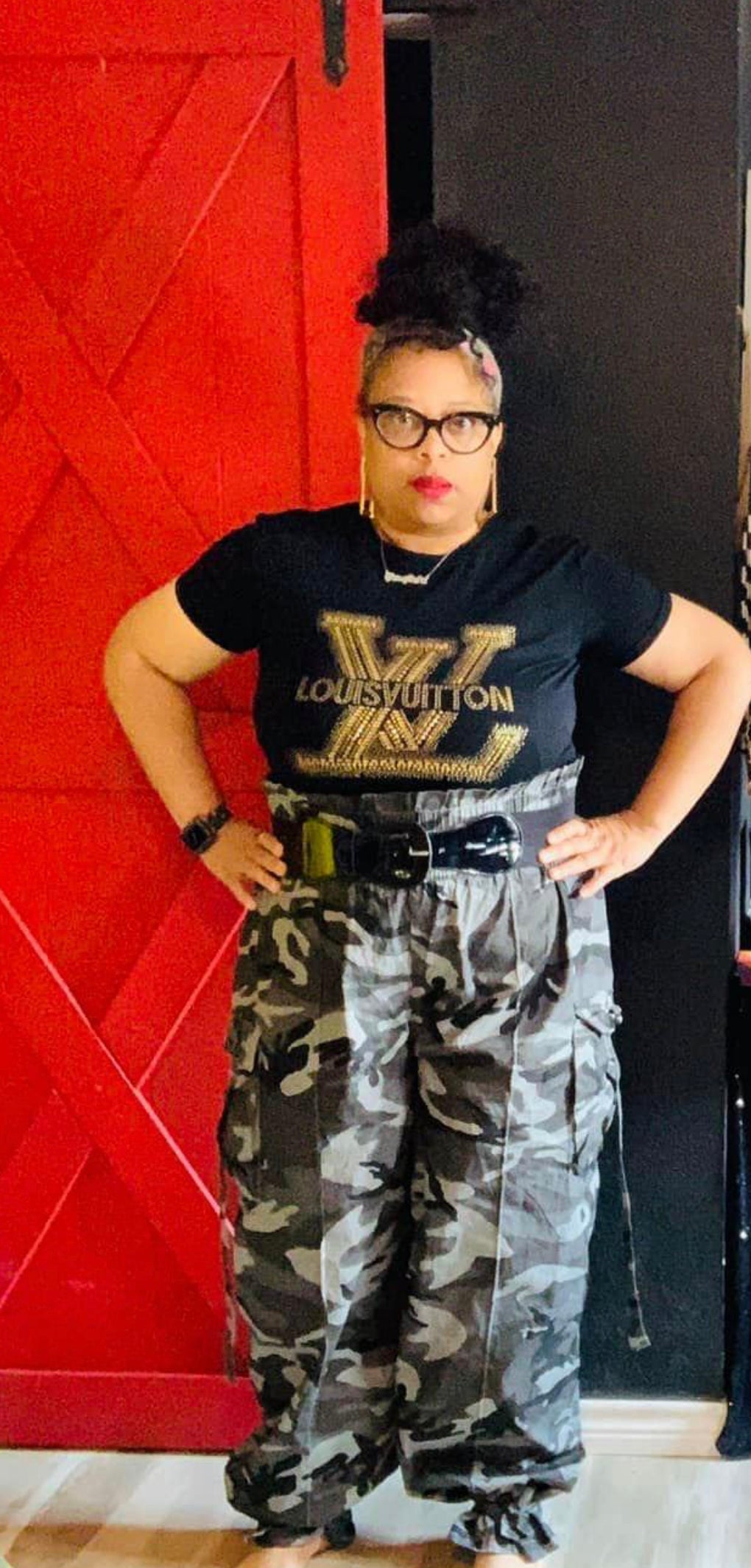 Camouflage Paper Bag Pants