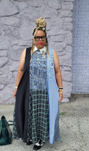 Load image into Gallery viewer, Pleated Multi-Print Maxi Dress
