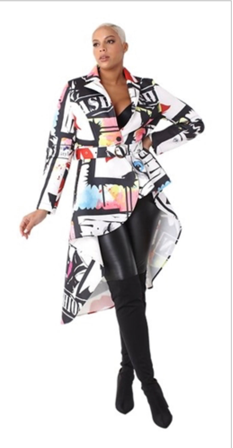 Hi Low Comic Jacket